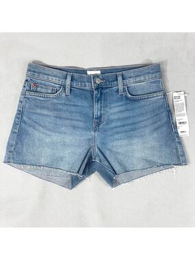Hudson Jeans 29 Gracie Enigma Short Jean Denim Blue NWT Summer Cut Off Stretch